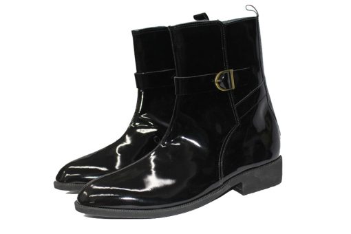 Giày boot nam da bò Patent bóng . Mã số: B334