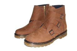 Giày Boots Nam Màu Nâu Đế Doctor Da Bò Thật . Mã số: B344