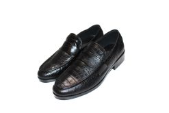Giày Tây Nam Loafer Da Bò Thật Vân Cá Sấu. Mã Số: T365