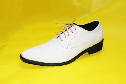 Giày Tây Nam Oxford Màu Trắng Da Bò Thật. Mã Số: T368 - Hình ảnh 4