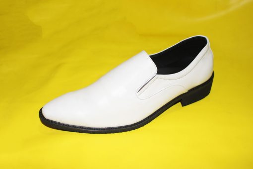 Giày Tây Nam Loafer Màu Trắng Da Bò Thật. Mã Số: T369 - Hình ảnh 4