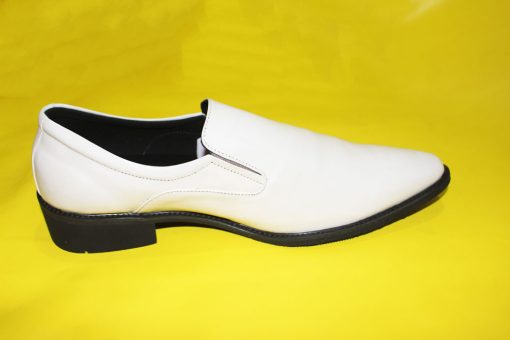 Giày Tây Nam Loafer Màu Trắng Da Bò Thật. Mã Số: T369 - Hình ảnh 3