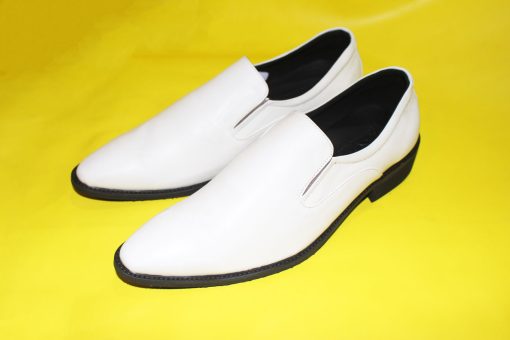 Giày Tây Nam Loafer Màu Trắng Da Bò Thật. Mã Số: T369 - Hình ảnh 2