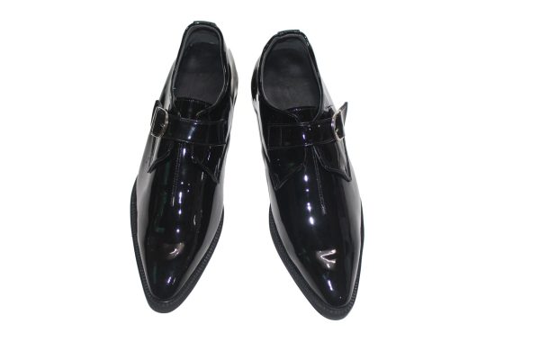 Giày Tây Nam Loafer Da Bò Bóng Mũi Nhọn. Mã Số: T373