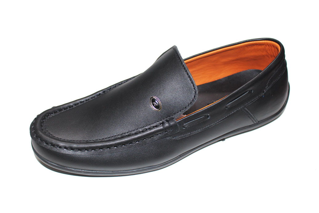 Giày lười nam da bò thật màu đen. Mã số: M186 - Ảnh 4
